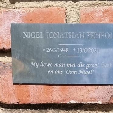 PENFOLD Nigel Jonathan 1948-2021