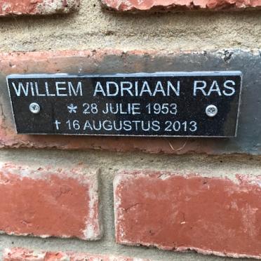 RAS Willem Adriaan 1953-2013