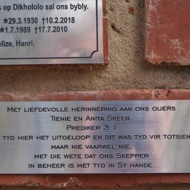 SKEEN Tienie &amp; Anita