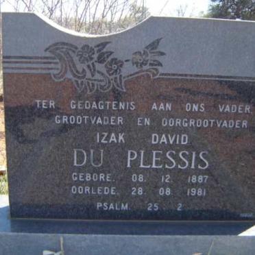 PLESSIS Izak David, du 1887-1981