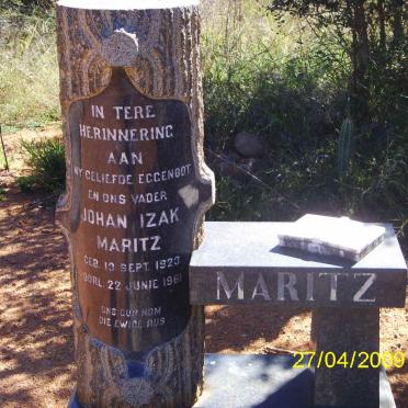 MARITZ Johan Izak 1923-1961