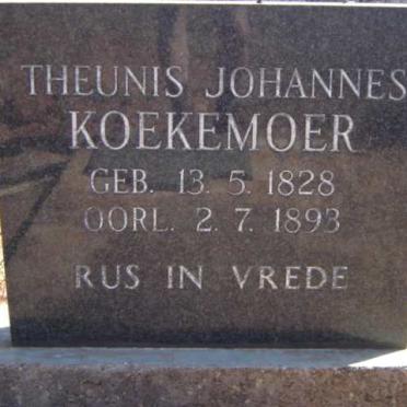 KOEKEMOER Theunis Johannes 1828-1893
