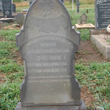 SCHUTTE Antonie Petrus 1851-1929