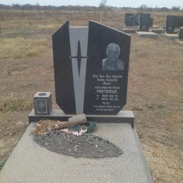 PRETORIUS Antonie Petrus  1947-2010