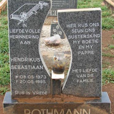 ROTHMANN Hendrikus Sebastiaan 1973-1995