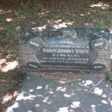 SCHUTTE Rudolph Johannes 1933-1973