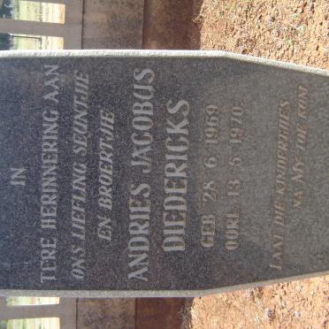 DIEDERICKS Andries Jacobus 1969-1970