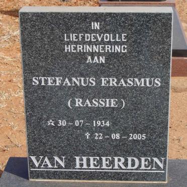 HEERDEN Stefanus Erasmus, van 1934-2005