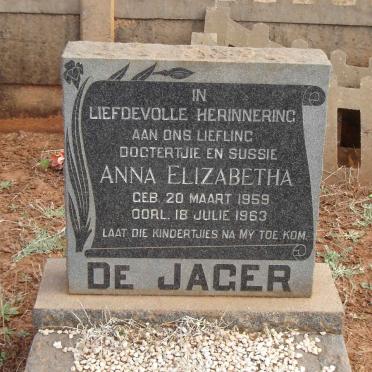 JAGER Anna Elizabetha, de 1959-1963