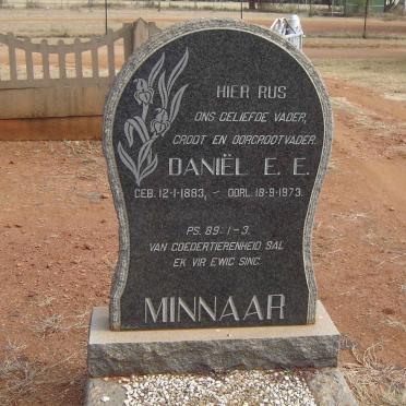MINNAAR Daniël E.E. 1883-1973