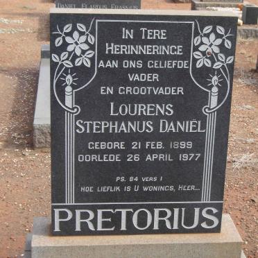 PRETORIUS Lourens Stephanus Daniël 1899-1977