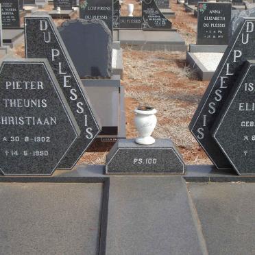 PLESSIS Pieter Theunis Christiaan, du 1902-1990 &amp; Isabella Elizabeth DE KLERK 1925-