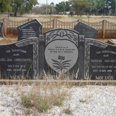 VERMEULEN Gieljam Christoffel 1878-1964 &amp; Martha Magaretha  PUTTER 1887-1965