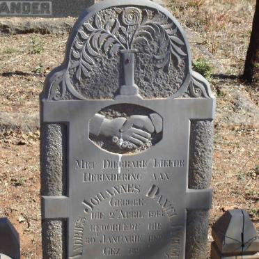 KRUGER Andries Johannes Daniel 1913-1939