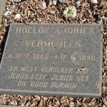 VERMEULEN Roelof Andries 1945-1996