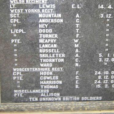 MEMORIAL IN REMEMBRANCE OF FALLEN SOLDIERS 1899-1902  #2