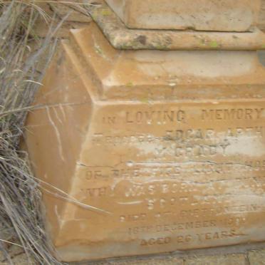 McGRADY Edgar Arthur -1900