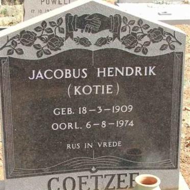 COETZEE Jacobus Hendrik 1909-1974