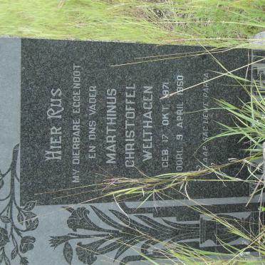 WELTHAGEN Marthinus Christoffel 1878-1950