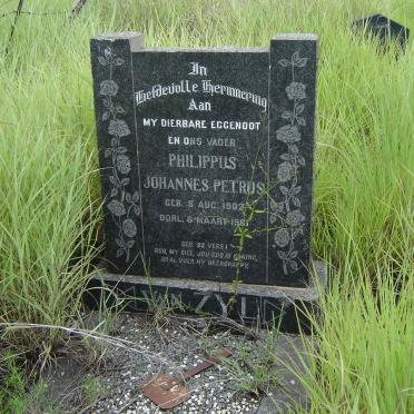 ZYL Philippus Johannes Petrus, van 1902-1961