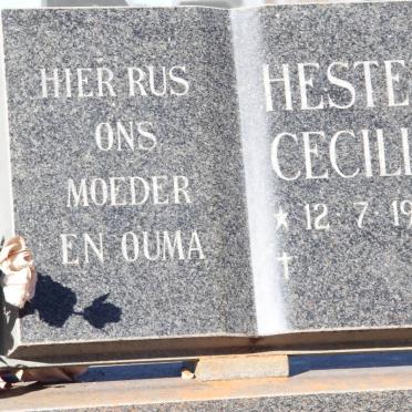 ASWEGEN Hester Cecilia, van 1929-