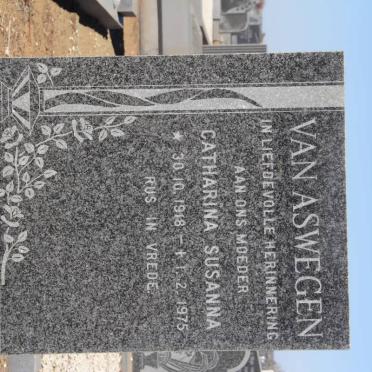 ASWEGEN Catharina Susanna, van 1918-1975