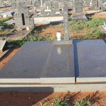 BURGER Willem Petrus 1913-1989 &amp; Susanna Johanna 1904-1993