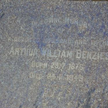 BENZIES Arthur William 1876-1949