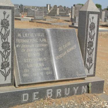 BRUYN David Stephanus Lourens, de 1893-1969