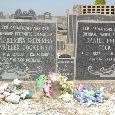 COCK Daniel Petrus 1897-1990 &amp; Wilhelmina Frederika Muller LUYT 1903-1966