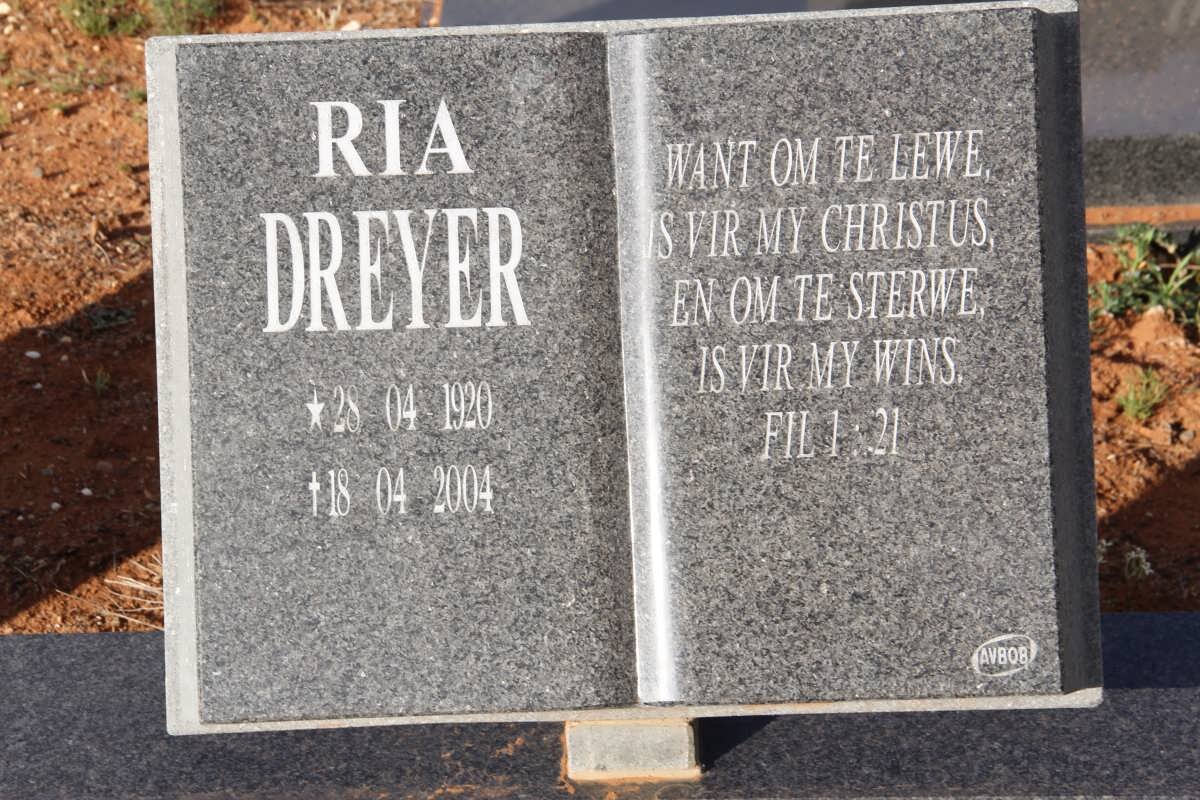 DREYER Ria 1920-2004
