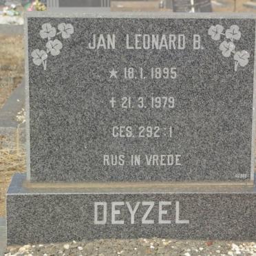 DEYZEL Jan Leonard B. 1895-1979