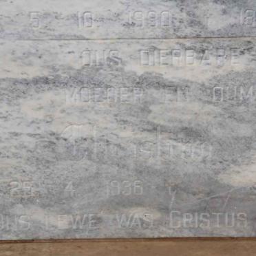 ERASMUS Christina 1936-