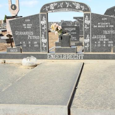 ENGELBRECHT Gerhardus Petrus 1911-1989 &amp; Hester Jacoba DAVIS 1925-1979