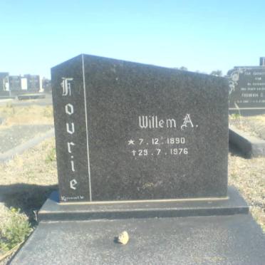 FOURIE Willem A. 1890-1976