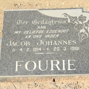 FOURIE Jacob Johannes 1914-1981