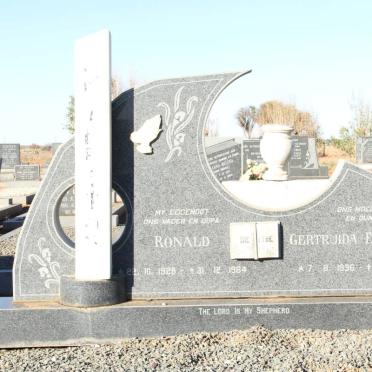 GRIFFITHS Ronald 1928-1984 &amp; Gertruida Elizabeth 1936-