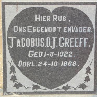 GREEFF Jacobus O.J. 1922-1969