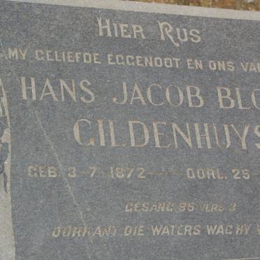 GILDENHUYS Hans Jacob Blom 1872-1958