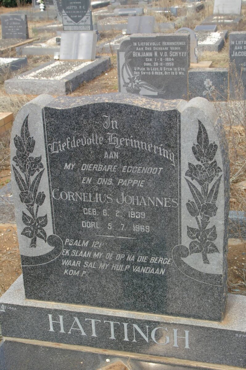 HATTINGH Cornelius Johannes 1939-1969
