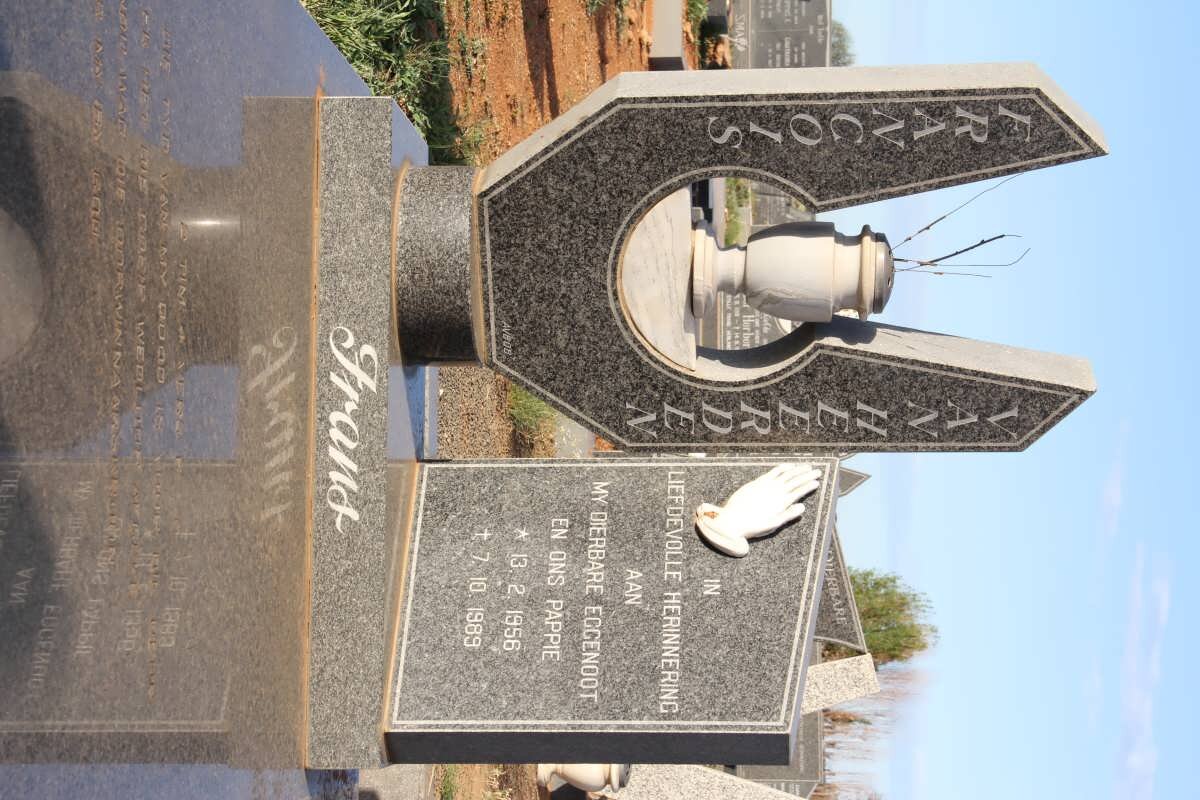 HEERDEN Francois, van 1956-1989