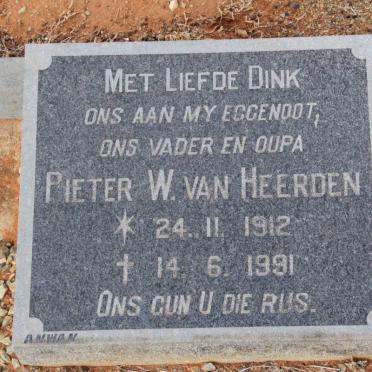 HEERDEN Pieter W., van 1912-1991