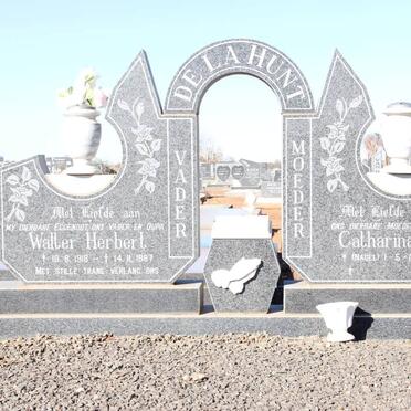 HUNT Walter Herbert, de la 1918-1987 &amp; Catharina S.P. 1936-