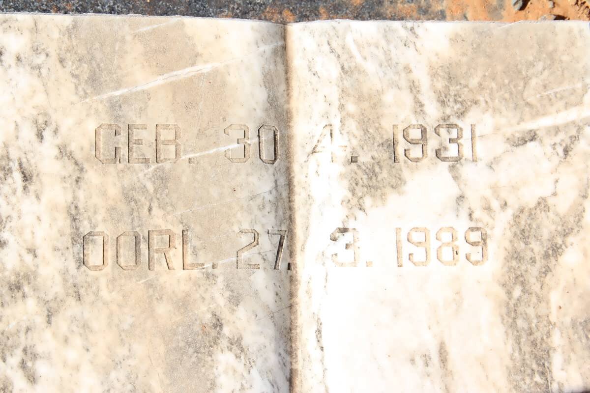 HATTINGH Dirk Johannes 1931-1989