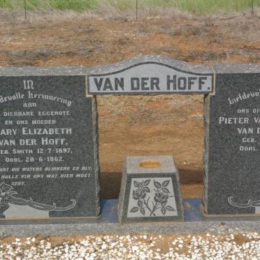 HOFF Pieter Van Otterloo, van der 1893-1965 &amp; Mary Elizabeth SMITH 1897-1962