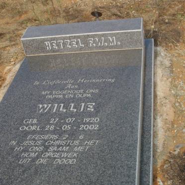 HETZEL F.W.M. 1920-2002