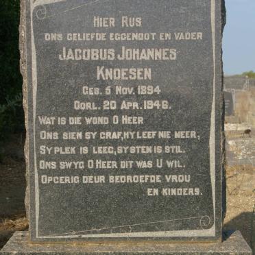 KNOESEN Jacobus Johannes 1894-1946