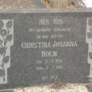 KOEN Christina Johanna 1932-1960