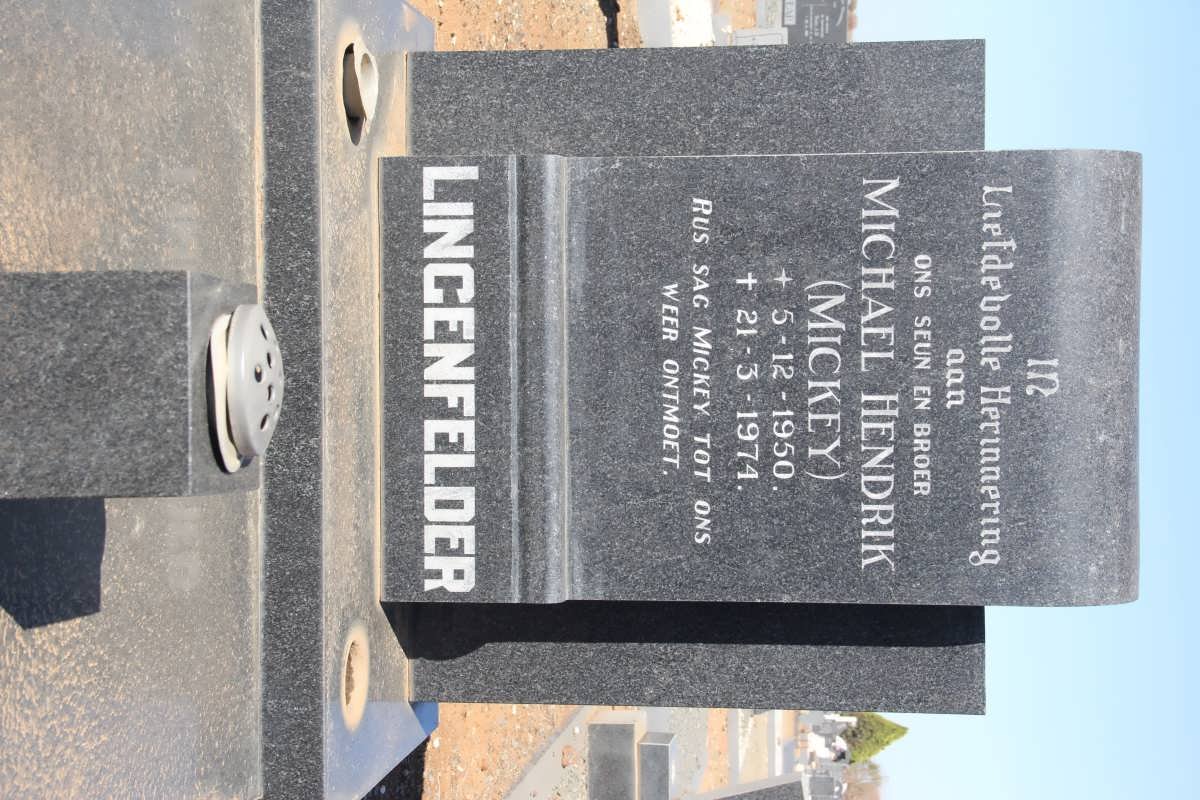 LINGENFELDER Michael Hendrik 1950-1974