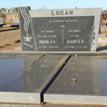 LOGAN Nixon J.A. 1909-1983 &amp; Juanita H. 1910-1985